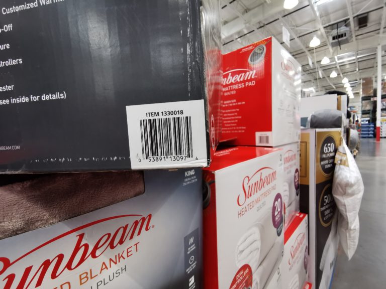 Costco13300171330018SunbeamHeatedBlanketbar CostcoChaser