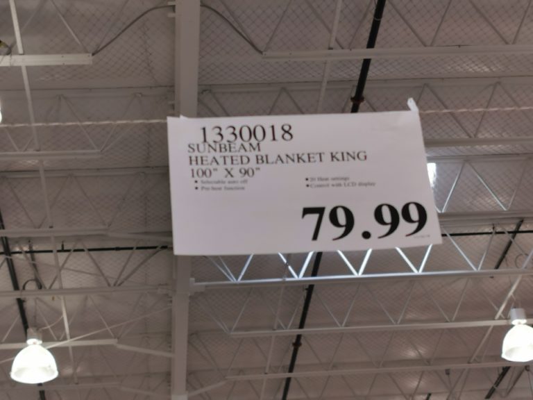 Costco13300171330018SunbeamHeatedBlankettag1 CostcoChaser