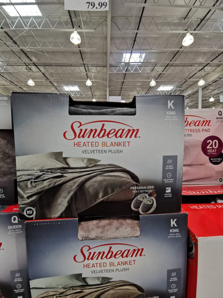 Sunbeam Heated Blanket, Queen or King CostcoChaser