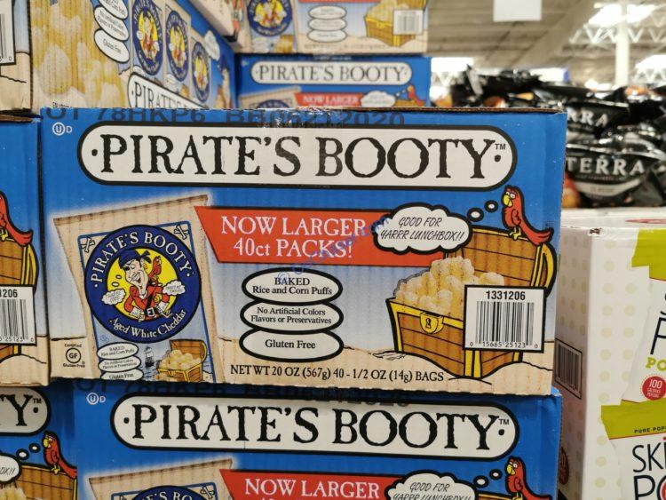Pirate's Booty Aged White Cheddar Snack, 40-count Box