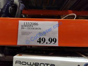 Costco-1332086- Rowenta-Pro-Steam-Iron-tag