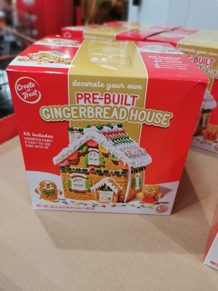 Create a Treat Gingerbread House Kit PreBuilt 53 Oz CostcoChaser
