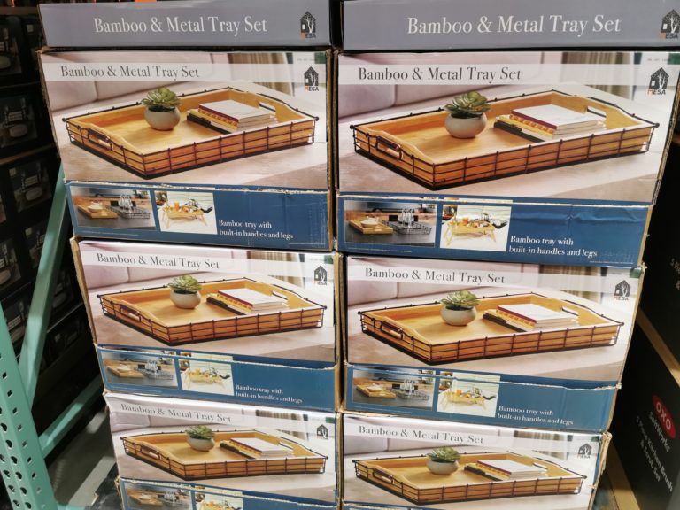 Costco1338382MESABambooMetalServingTraySetall CostcoChaser