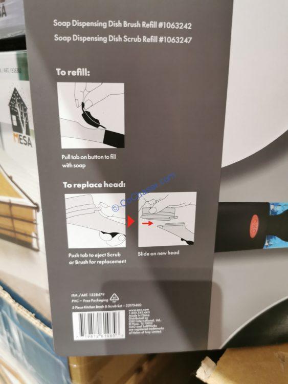 Costco1338479OXO5pieceKitchenBrushScrubSet3 CostcoChaser