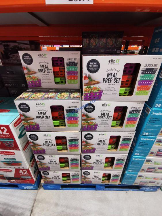 Costco1338515ELLO10PieceGlassMetalPrepFoodStorageall