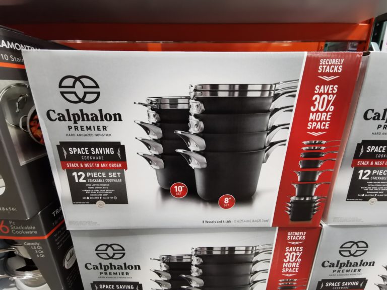 Costco1348304CalphalonPremier12pieceSpaceSavingCookwareSet1