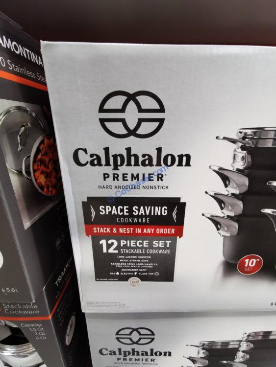 Calphalon Premier 12piece Space Saving Cookware Set CostcoChaser