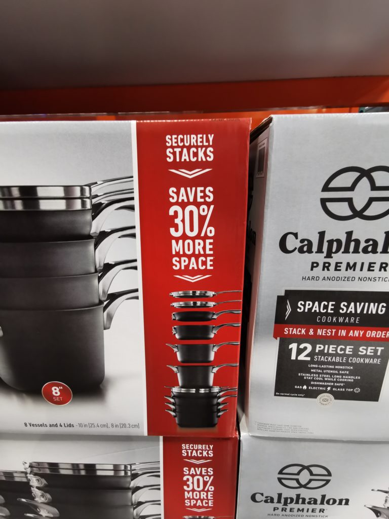 Costco1348304CalphalonPremier12pieceSpaceSavingCookwareSet4