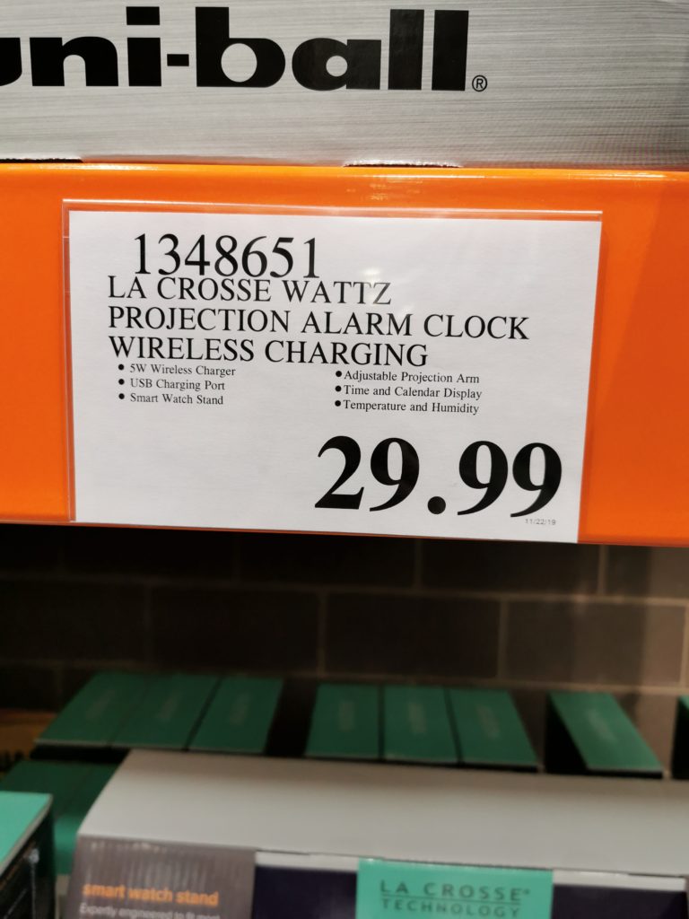 Costco1348651LaCrosseWattzProjectionAlarmClockWirelessCharging