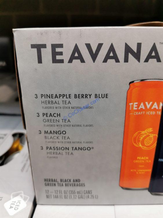 Teavana Tea Variety Pack 12/12 Ounce Cans CostcoChaser