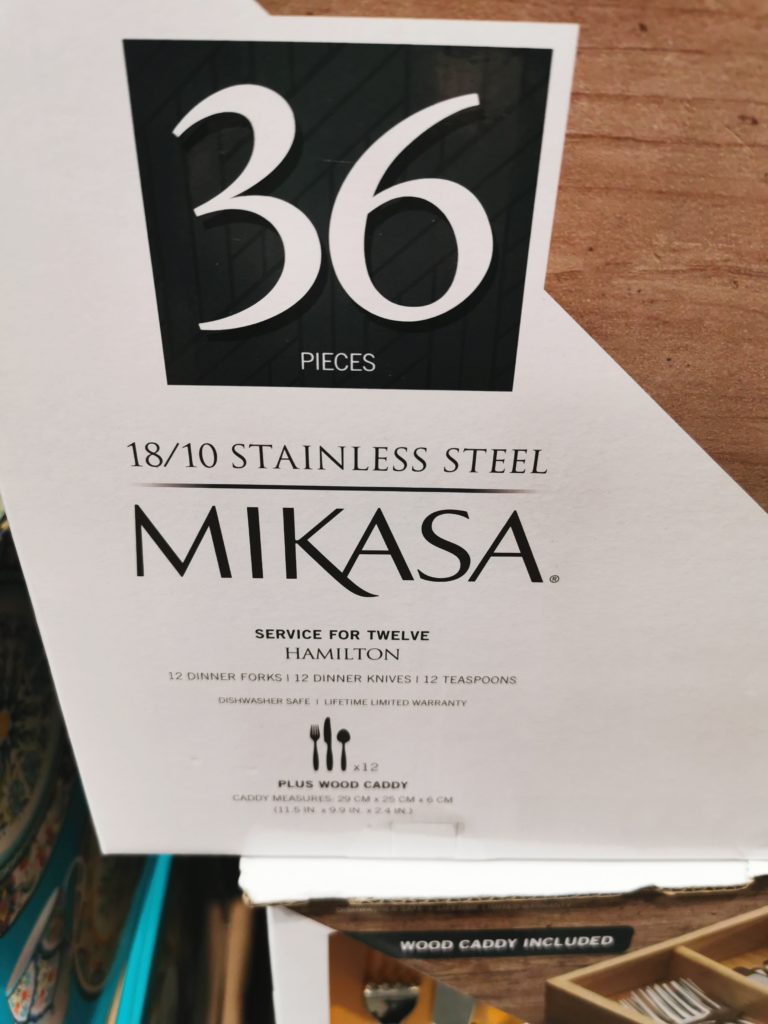 Costco1352733MikasaHamilton36 PieceFlatwareSetwithCaddy3