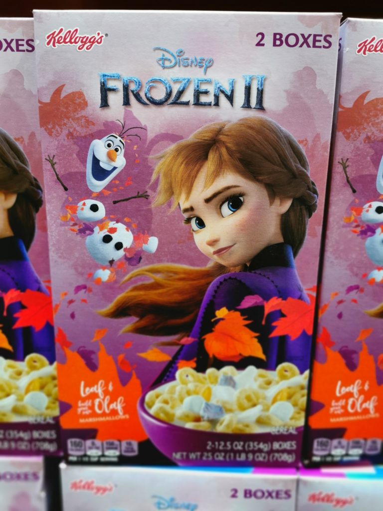 Kellogg’s Frozen II Cereal 25 Ounce Box CostcoChaser