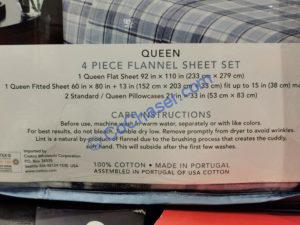 Costco-1676002-1676100-137610-Flannel-4PC-Sheet-Set-tag-inf