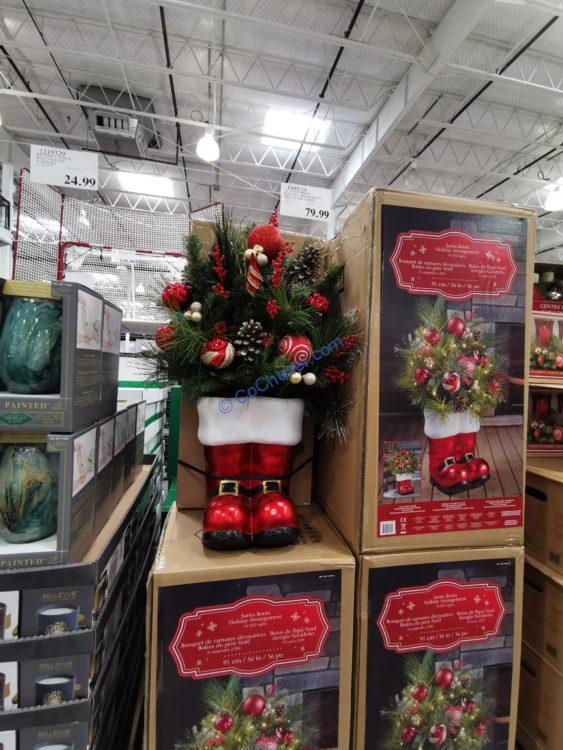 Costco-1900210-36-Santa-Boots-Holiday-Arrangement