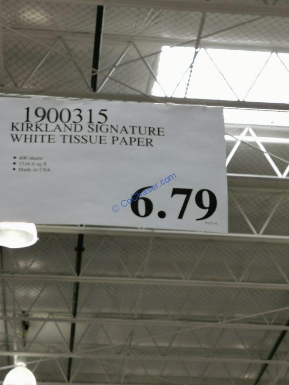 Kirkland Signature White Tissue Paper CostcoChaser