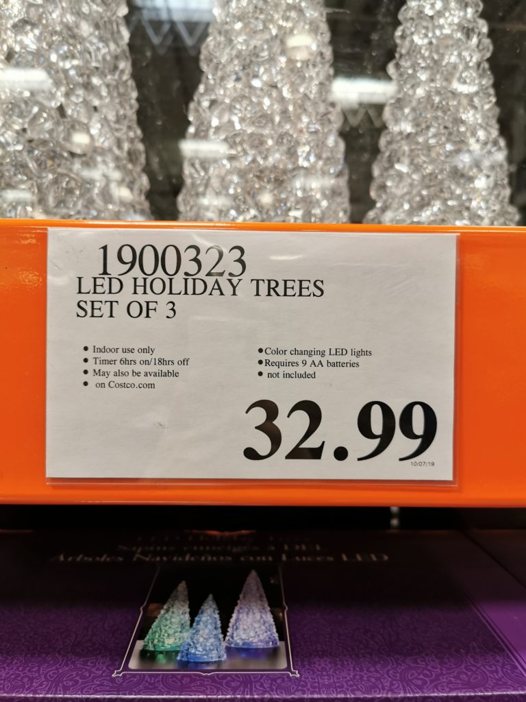 Costco1900323LEDHolidayTreestag CostcoChaser