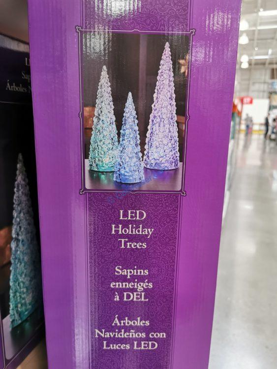 LED Holiday Trees, Set of 3 CostcoChaser
