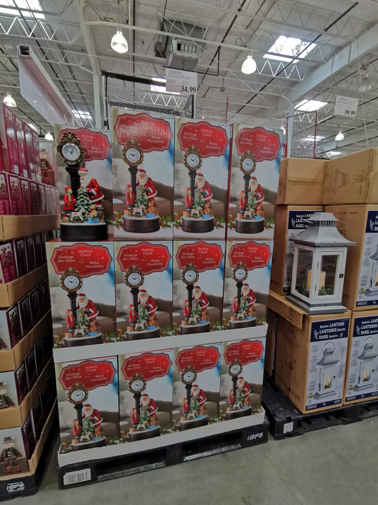 Costco1900350HolidayClockSantawithRedTreeall CostcoChaser