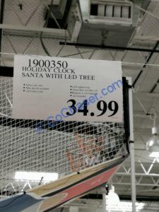 Costco-1900350-Holiday-Clock-Santa-with-Red-Tree-tag