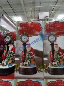 Costco-1900350-Holiday-Clock-Santa-with-Red-Tree1