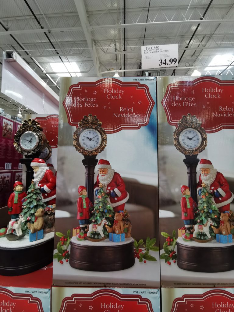 Costco1900350HolidayClockSantawithRedTree1 CostcoChaser