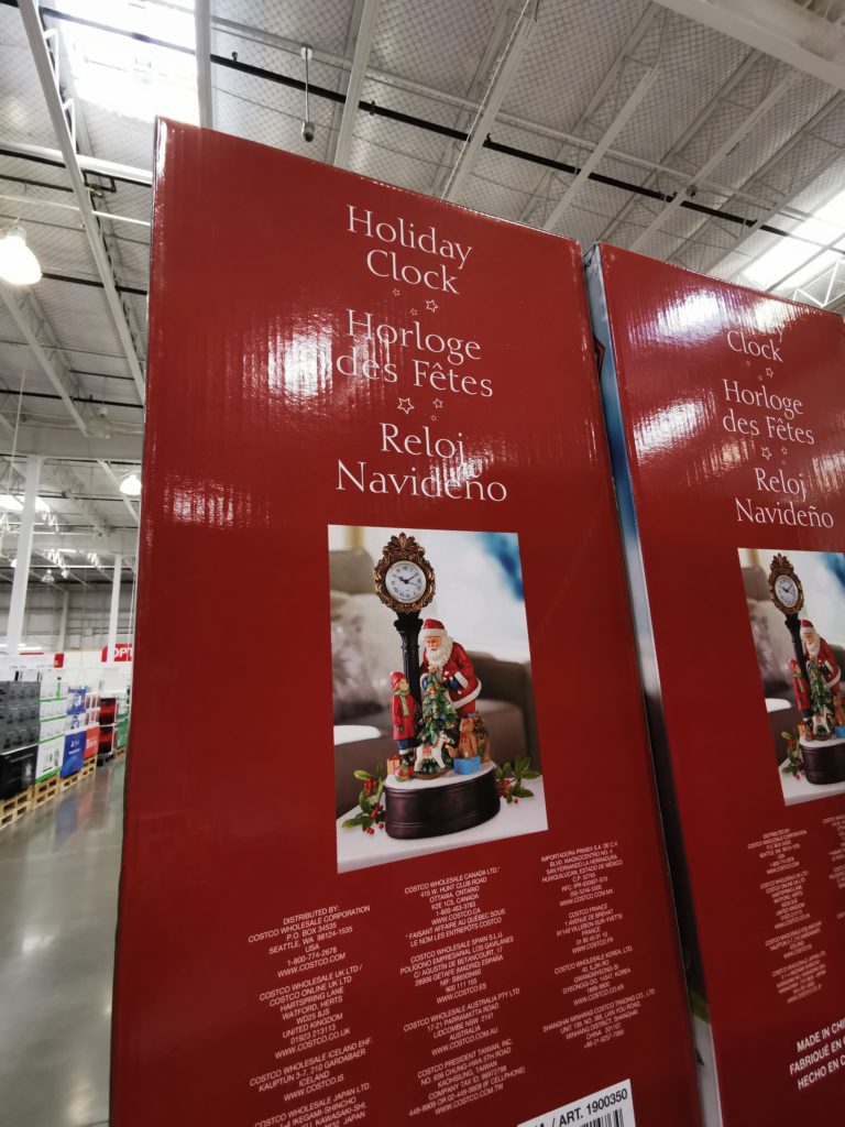 Costco1900350HolidayClockSantawithRedTree3 CostcoChaser