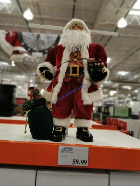 Costco-1900384-36-Fabric-Santa-with-Toy-Bag
