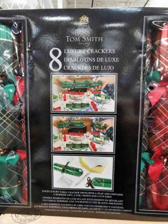 TOM Smith 8CT Luxury Crackers with Party Favors CostcoChaser