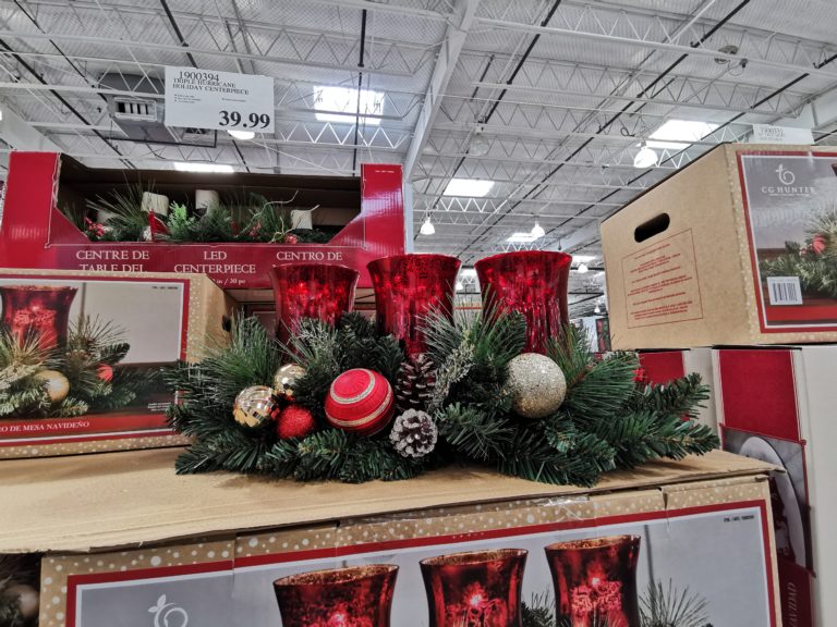 Triple Hurricane Holiday Centerpiece CostcoChaser