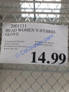 Costco-2001111-Head-Womens-Hybrid-Gloves-tag