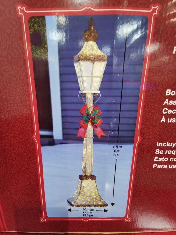 6’ LED Lamp Post 120 LED Lights CostcoChaser