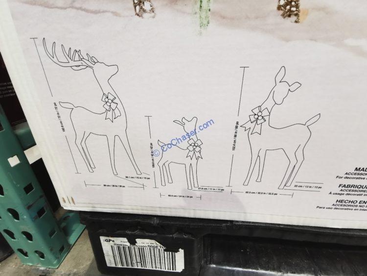 Costco 2002044 LED Deer Family size CostcoChaser