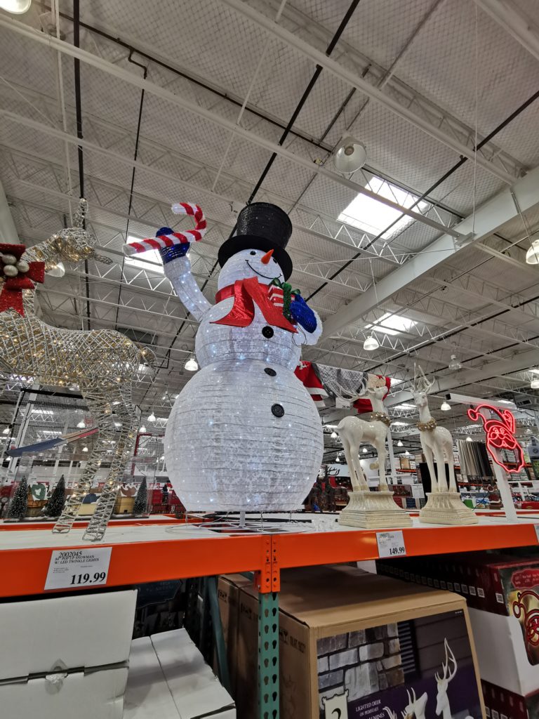 84″ POP Up Snowman with LED Twinkle Lights CostcoChaser