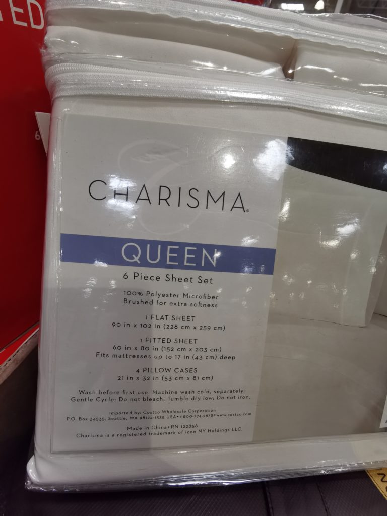 Costco2740440CharismaQueenSheet6PieceSetinf1 CostcoChaser
