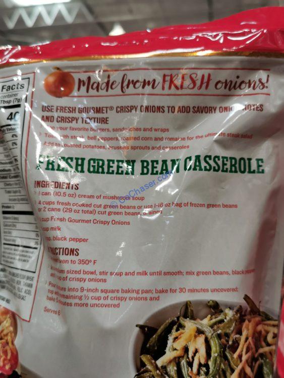 Fresh Gourmet Crispy Onions, 24 oz CostcoChaser