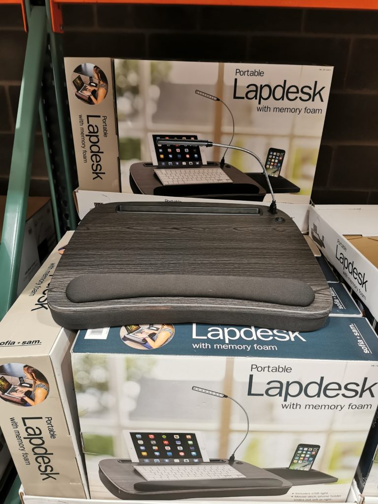 Sofia + Sam Lap Desk with Memory Foam Cushion & LED Light CostcoChaser
