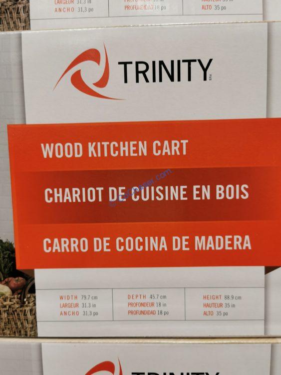 Costco1044715TRINITY3tierKitchenCartname CostcoChaser