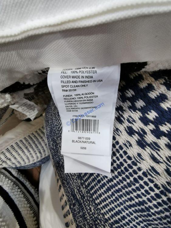 Costco1311902BentwoodOriginalsWovenDecorativePillowinf