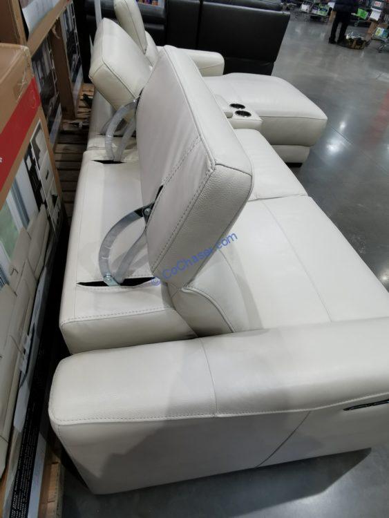 Costco1325812LeatherPowerRecliningSectionalwithConsole3