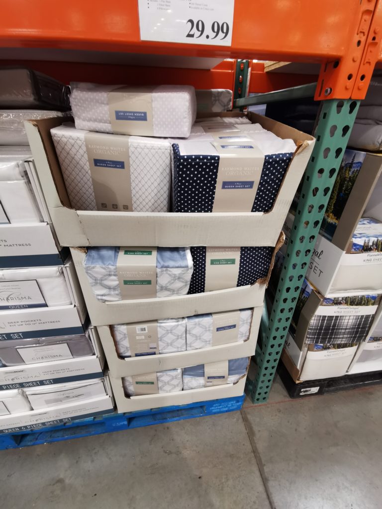 Raymond Waites Organic 6PC Sheet Set Queen or King CostcoChaser