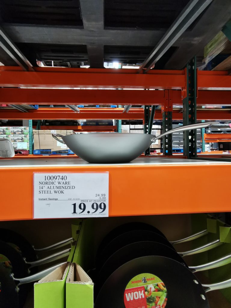 Nordic Ware 14” Wok Spun Aluminized Steel CostcoChaser