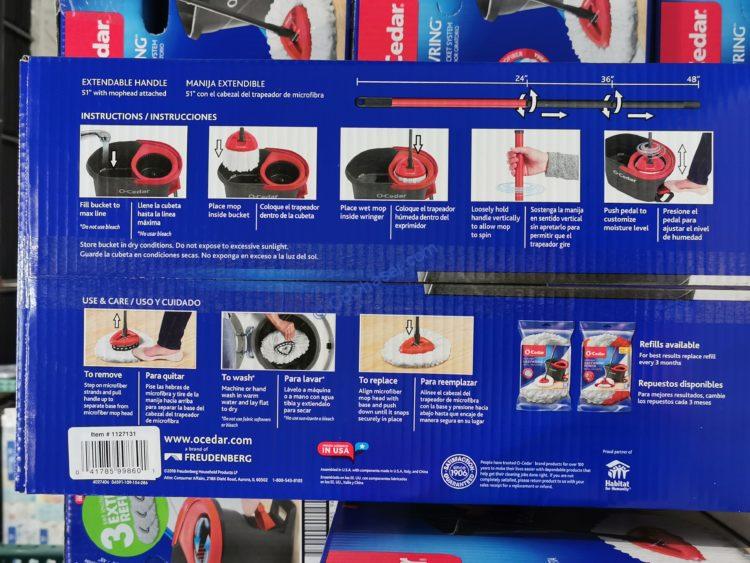 Costco1127131OCedarEasyWringSpinMopuse CostcoChaser