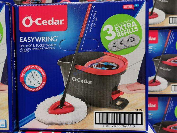 OCedar EasyWring Spin Mop & Bucket System with 3 Refills CostcoChaser