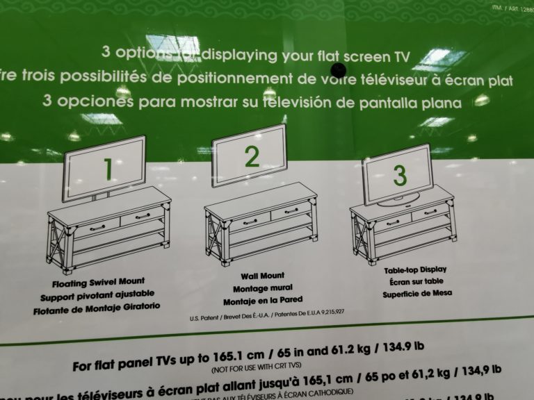 Costco1288035BaysideFurnishingsWalton563in1TVStand3