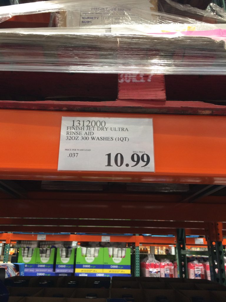 Costco1312000FinishJetDryUltraDishwasherRinseAidtag CostcoChaser