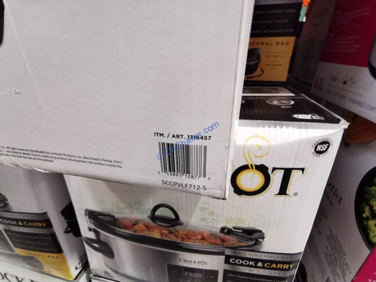 Costco1316457CrockPot7quartSlowCookerwithCarryBagbar