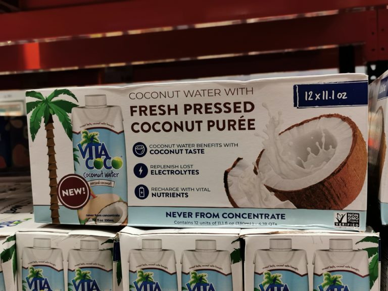 Vita COCONUT Water 12/11.1 Ounce Bottles CostcoChaser