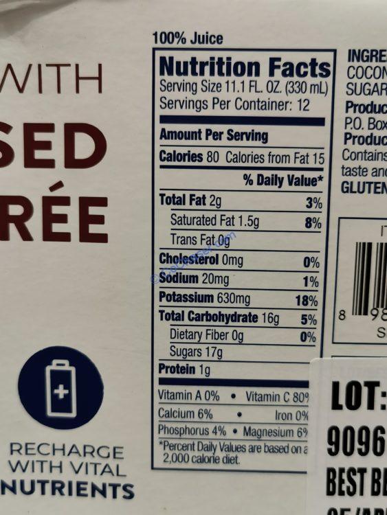 Vita COCONUT Water 12/11.1 Ounce Bottles CostcoChaser