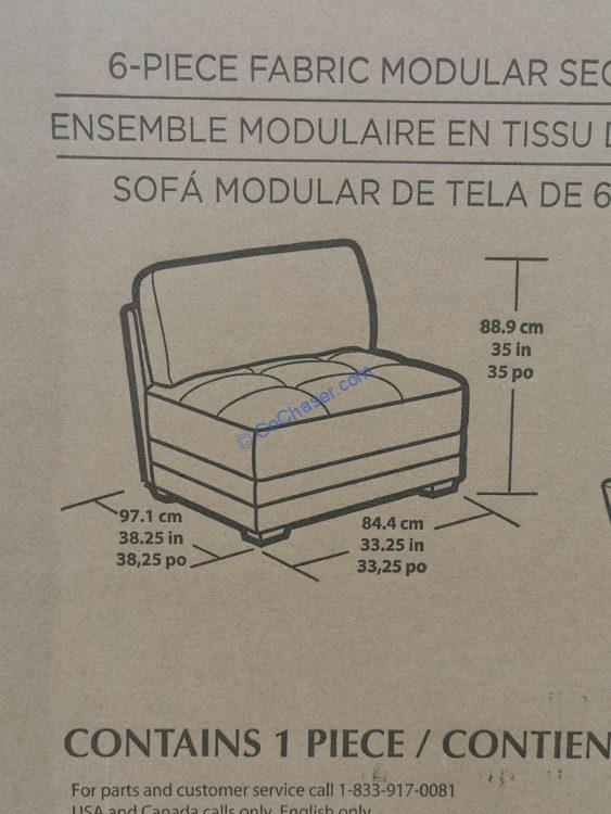 Costco13257086PCFabricModularSectionalsize CostcoChaser