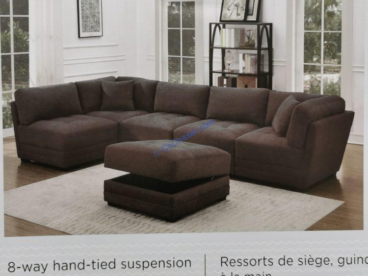 6PC Fabric Modular Sectional CostcoChaser